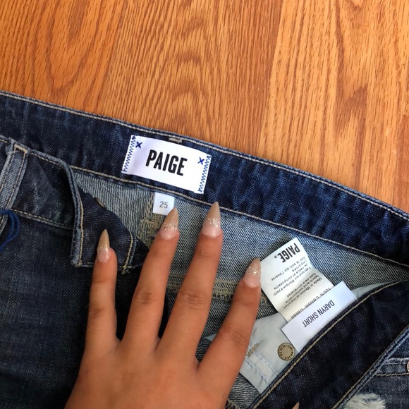 Denim Paige shorts - Picture 3 of 4